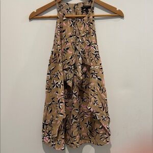 Banana Republic medium flowy Multicolor Patterned Top